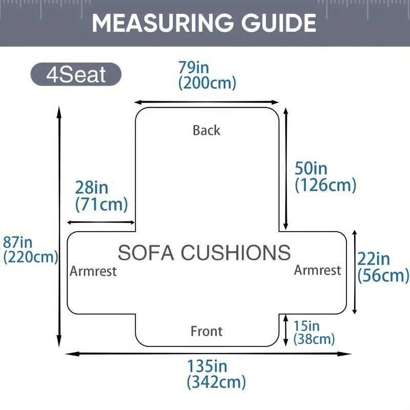 Soft Stretch Recliner Slipcover | 92% Polyester + 8% Spandex, High Elasticity Full Coverage, Anti - Slip Pockets,Prevent pet scratching, Machine Washable for Sofa Recliner Chairs