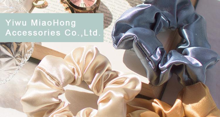 (Random Default Gift) Vintage Simple Versatile French Satin Silk Imitation Silk Satin Hair Accessories