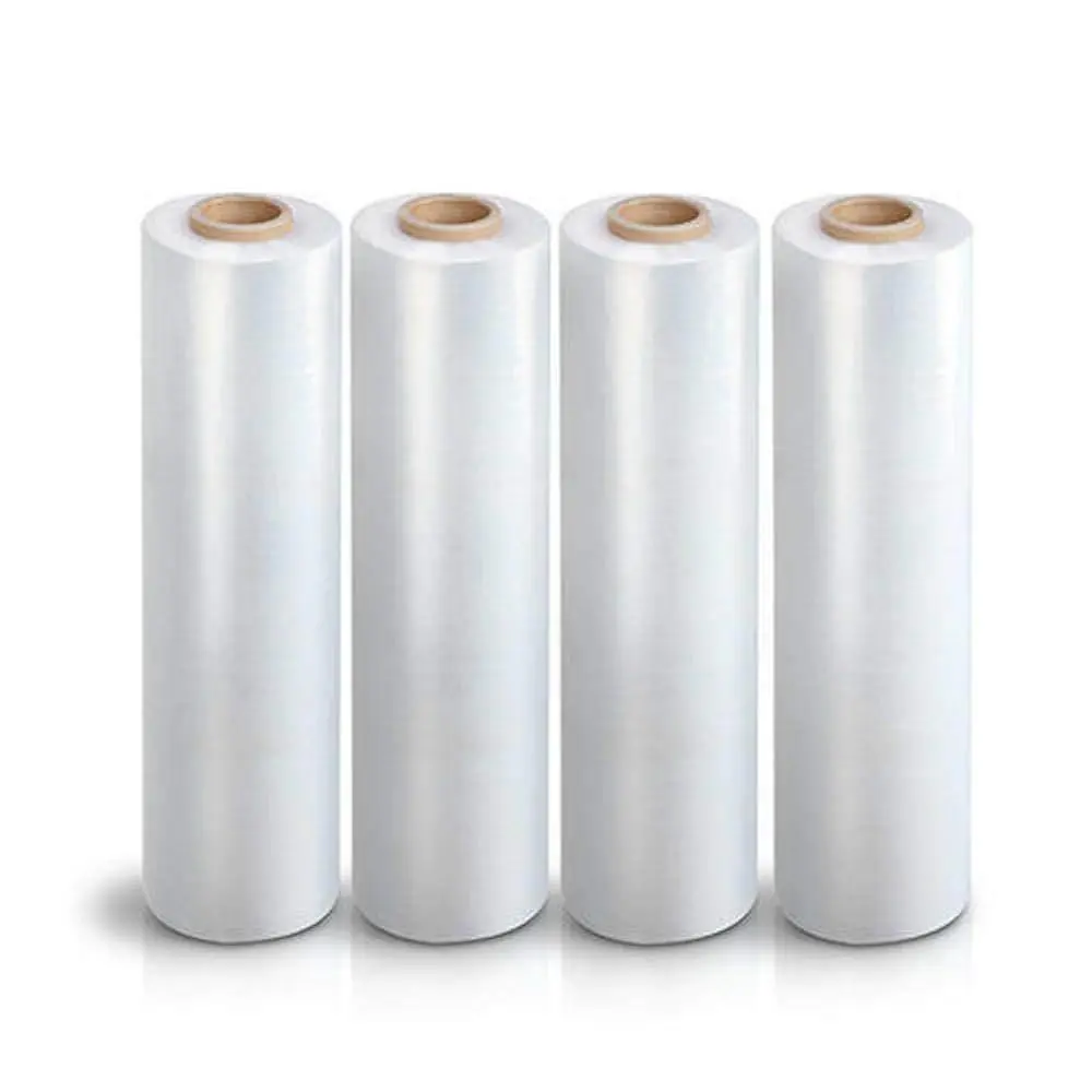 18" x 1500' 80 Gauge 4 Rolls Pallet Wrap Stretch Film Hand Shrink Wrap 1500FT 18" x 1500' 80 Gauge 4 Rolls Pallet Wrap Stretch Film Hand Shrink Wrap 1500FT