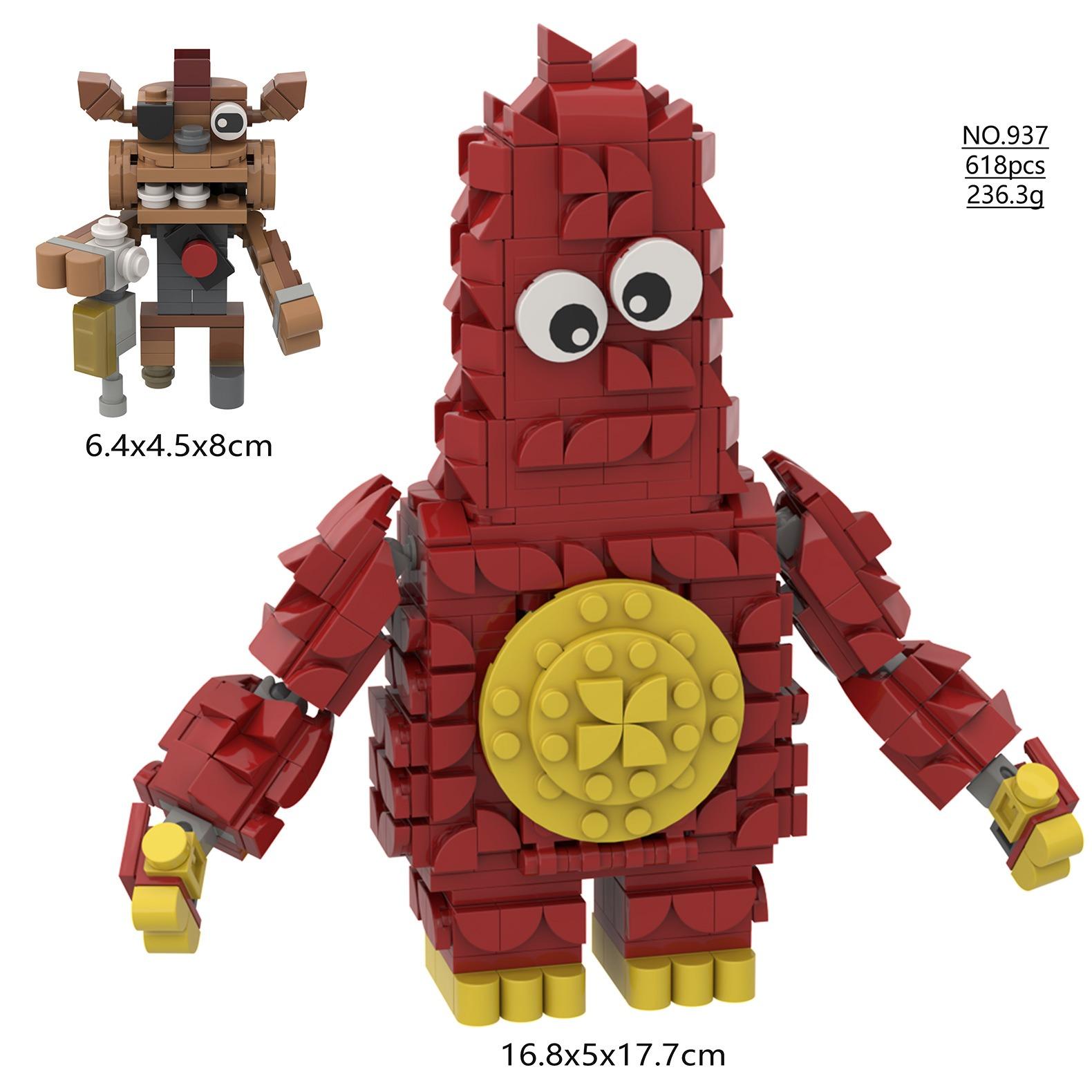 Horror Game 5 Building Blocks 1006 Chum Giblet Chompkins Lily Dogday Collectible Action Figures Toy Birthday Christma Gift