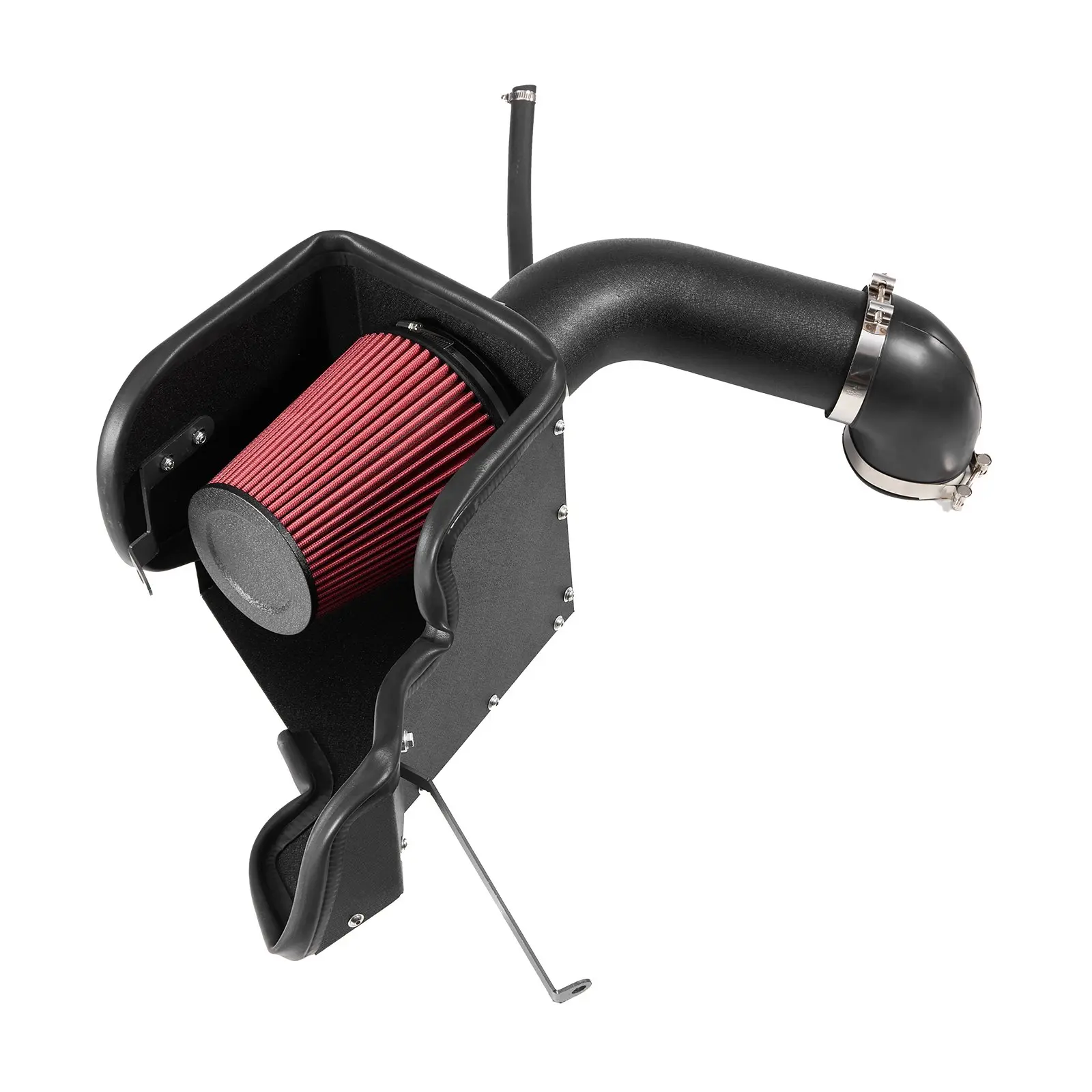 【DealsForYouDays】VEVOR Cold Air Intake, 3.94 Inch Cold Air Intake System+ Heat Shield Compatible with 2009-2018 Dodge Ram 1500, 2013-2018 Ram 2500/3500 5.7L, High Flow Filter Kit Improve Horsepower/Throttle Response