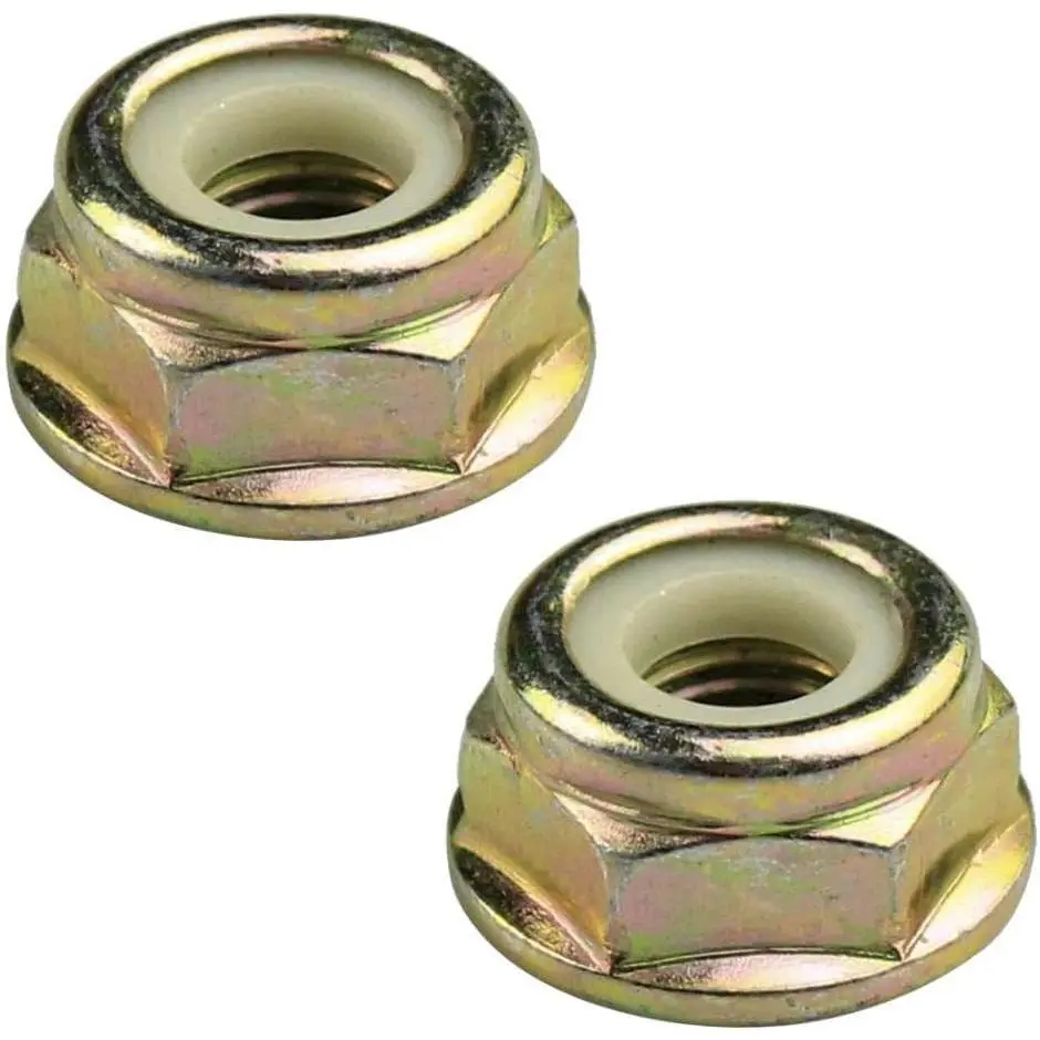 2 count Left Hand Thread Nut 22 * 11mm Lawn Mower Working  Metal Nut Thread Nut for Lawn Mower Accessories