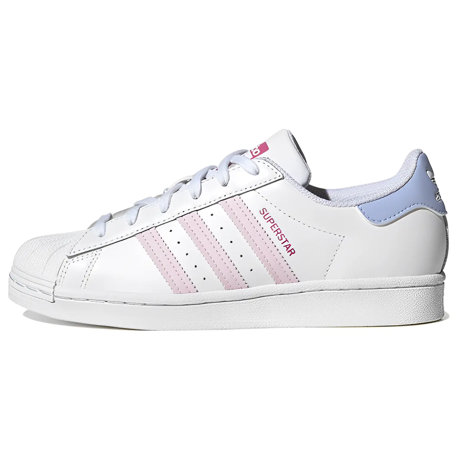 Adidas Wmns Superstar 'White Pink Blue' HQ1906