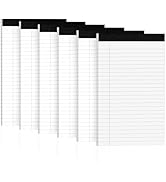 3pcs Legal Pads 8.5 x 11, Notepads 8.5 x 11 College Ruled Notebook, Writing Pads of Paper,Yellow Note Pads, Memo Pad Papers Perforate Legal Notepads Narrow Ruled Line,30 Sheets/Pack