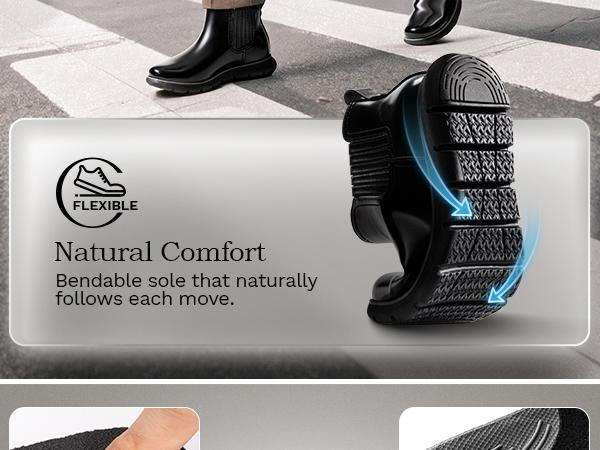 Bruno Marc Men's Chelsea Boots - Classic Comfort