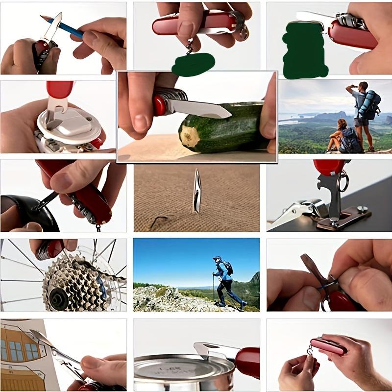 Ultimate Multipurpose Tools Including Pocket Knife, Screwdriver, Bottle Opener, Scissors And Pliers for Camping, Emergencies And Everyday Use. It Is The Perfect Birthday And, Halloween, Christmas Gifts, Party Gifts for Men