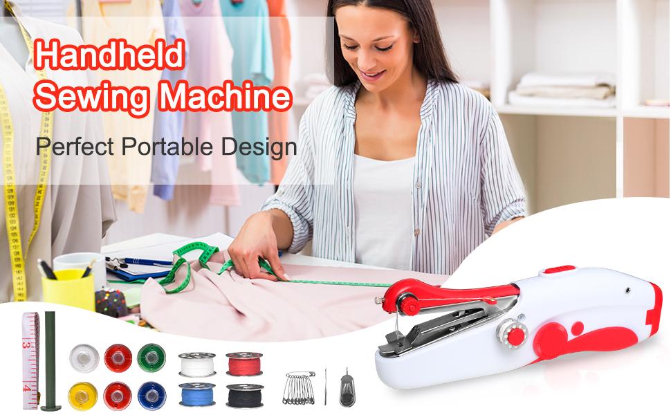 Sewing Machine, Quick Sew Mini Sewing Machine, Easy To Use For Adults Sewing Clothes, DIY, Travel Sewing Machine, Quick Sew Mini Sewing Machine, Easy To Use For Adults Sewing Clothes, DIY, Travel