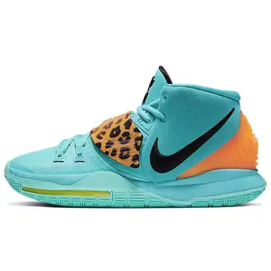 Nike Kyrie 6 Oracle Aqua Basketball Shoes for Men and Women – Cushioned, Non-Slip, Durable, Supportive Mid-Top Verifiable, with credentials and supporting global authentication