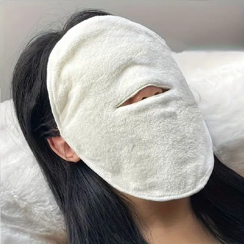 Reusable Cold and Hot Facial Steam Towel, Ideal for Skincare Hydration, Suitable for Home and Salon Use, No Fragrance