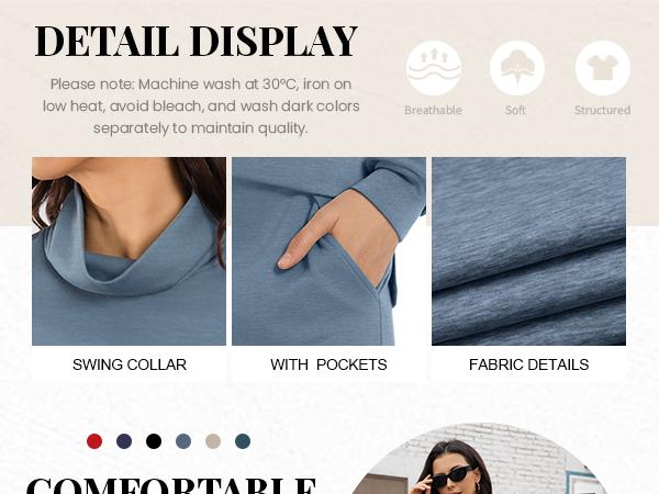 Casly Lamiit Women's 2 Piece Skirt Set Turtleneck Tops Long Skirt Matching Outfits with Pockets Soft Breathable Fitted Basic Minimalist Design Loungewear - Womenswear Clothes