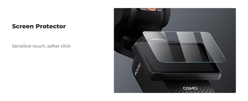 K&F Concept 4 Pack Magnetic Filter Set Compatible with DJI Osmo Pocket 3, CPL Polarizer Filter, Variable ND2-32, Black Diffusion Mist 1/4, Wide Angle Lens, Action Camera Accessories