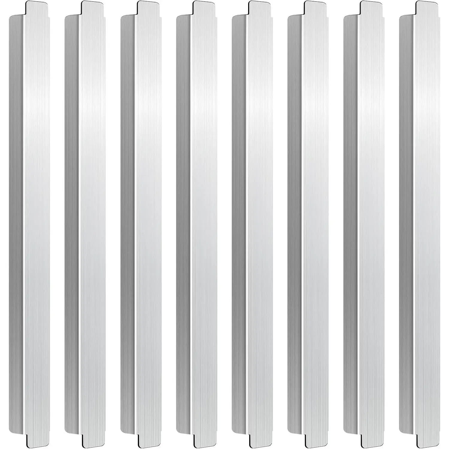 8 count 12 Inch Stainless Steel Adapter Bar Pan Steam Table Divider | Metal Long  Cooler Divider for Hotel Restaurant Kitchen Catering  Commercial  Service Accessories