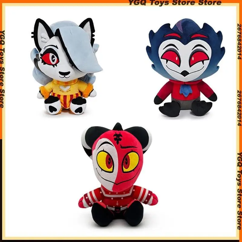 Hot In Stock Loona Hazbin Hotel Helluva Boss Plush Doll Cute Anime Peripherals Toy Birthday Christmas Gift