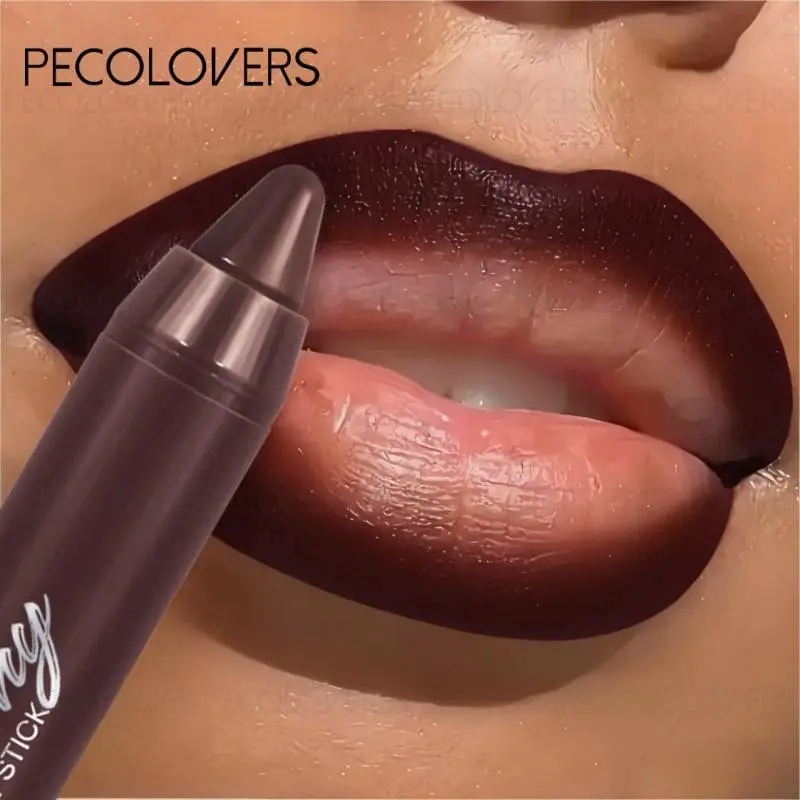 1 Pc Brown Lipstick Pen Lip Gloss, Lip Product, Glossy Non-Sticky Hydrating Moisturizing Long-Lasting Waterproof Formula for Naturally Healthy Lips