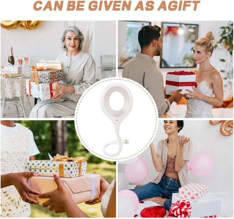 [1pcs ]Voice Control USB Reading Flexible Gooseneck Led Light for Bedside Reading Soft Night Light Smart Voice Activation for Bedroom Office and Study Use