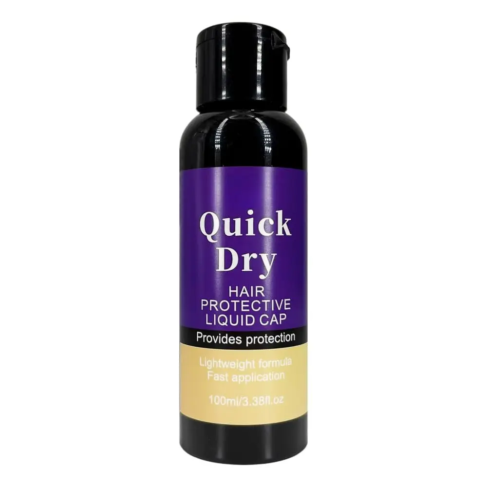 Quick Dry Hair Protective Liquid Cap for Wigs, Pre-Wig Application Scalp & Hair Shield, Lightweight Invisible Barrier with -Drying Protective Shield Bond for Quick Weave