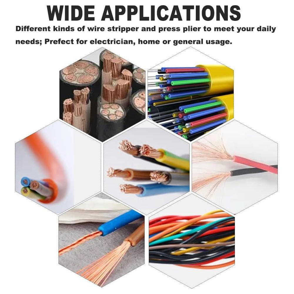 Automatic Wire Stripper, Multifunctional Wire Stripper, Cable Stripping Tool, Professional Grade Insulation Layer Cutting Tool, Durable Wire Stripper, Hand Tools