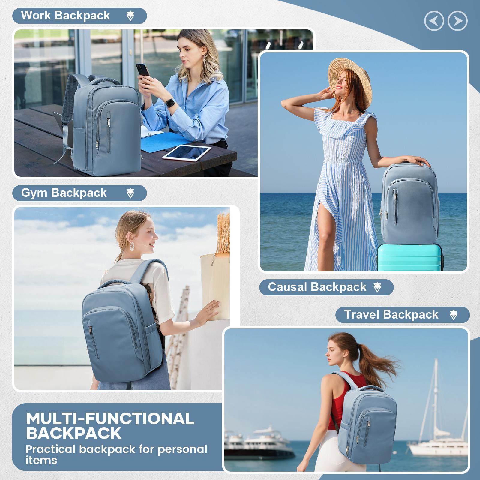 Travel Backpack for Women Men, Ryanair Backpack 40x20x25  Airplane Cabin Laptop Bag for Women Men,Hand Luggage Business Backpack