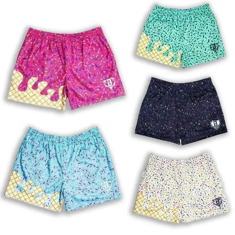 Baseball Lifestyle 101| Ice Cream Shorts - Mesh Shorts - Gym Shorts - Youth & Adult Size - Unisex Shorts, Trendy 2026