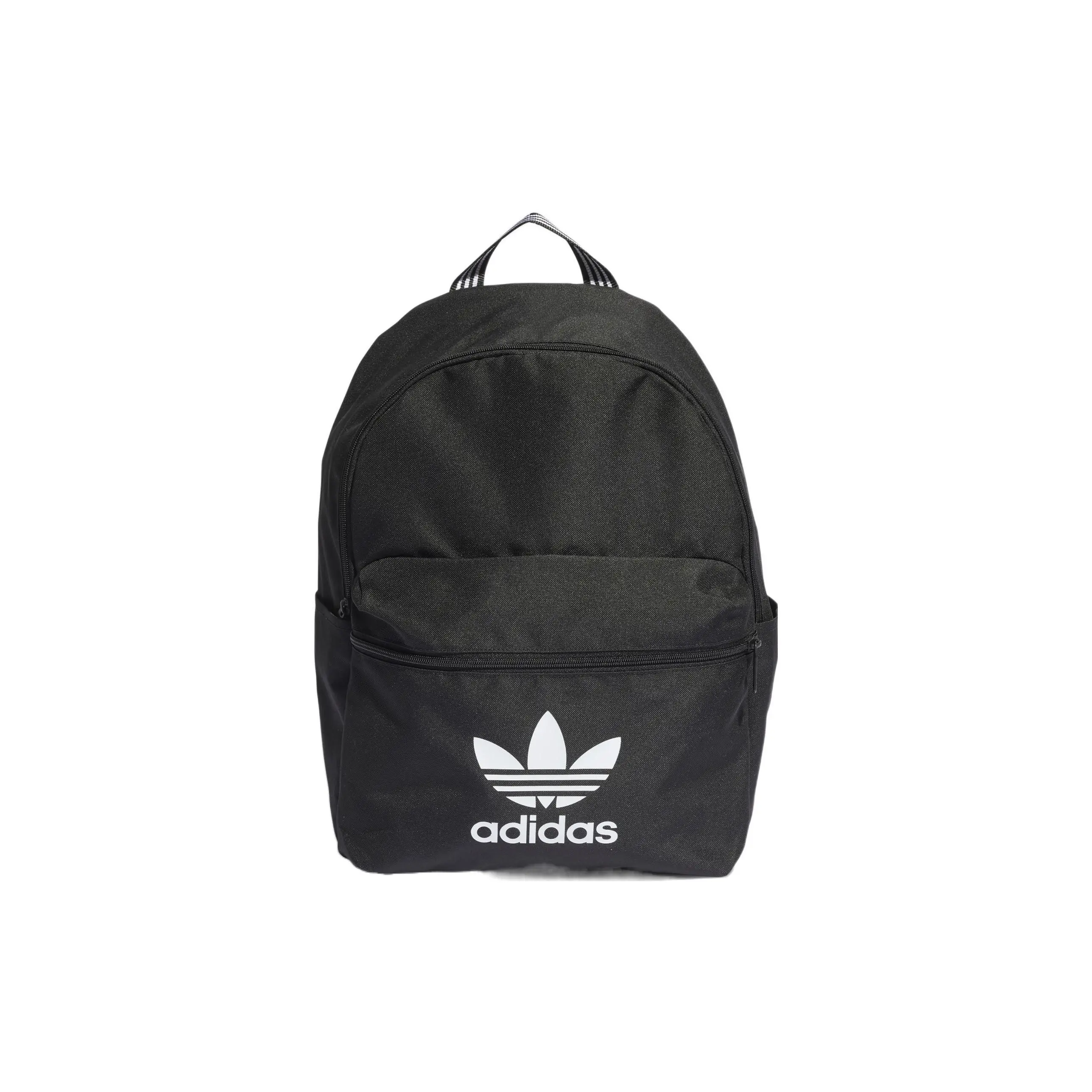 Adidas Originals Trefoil Recycled Polyester Backpack for Men and Women, Classic Style, Black