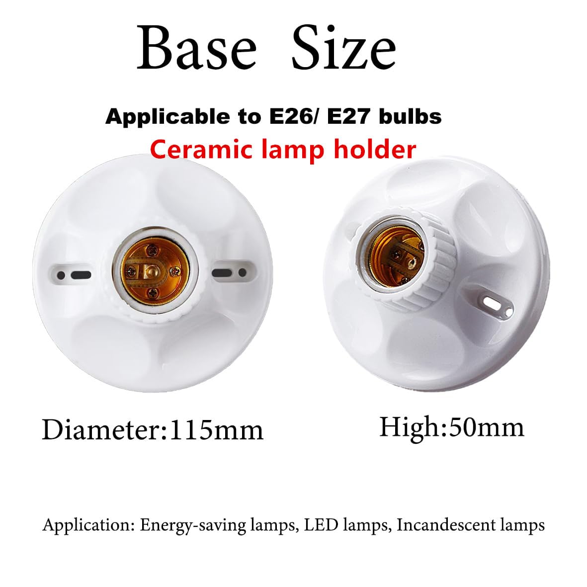 Light Bulb Socket with Cord,E26/ E27 Lamp Base Desktop 20ft Light Socket with Cord Light Bulb Base E26/ E27 Lamp Base Desktop 20ft Include Screw Cord On/Off  ,Light Socket with Cord (1)