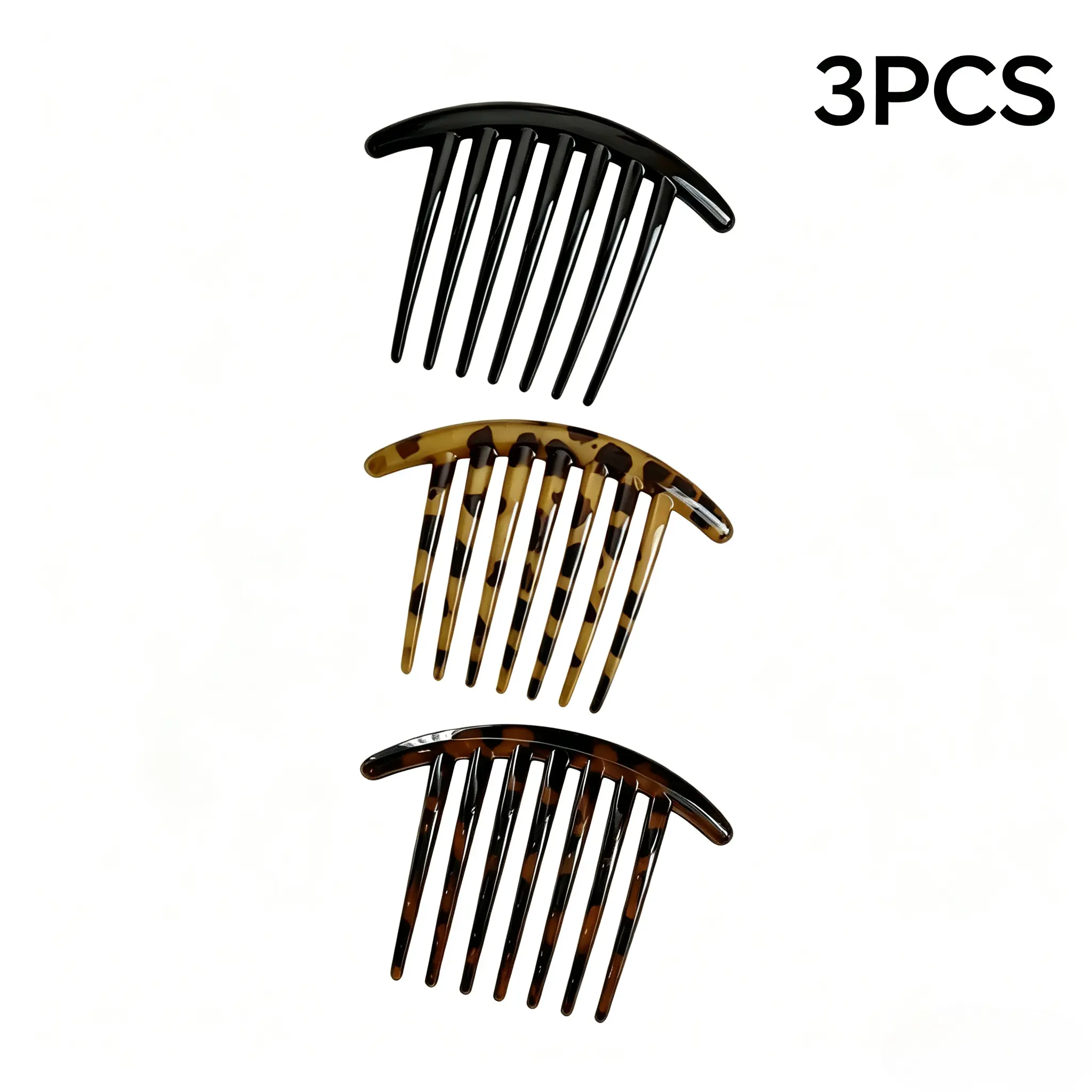 3-Piece French Braid Comb Set, Vintage Lazy Bun Hair Comb, French Braiding Styling Clips, Women's Hair Accessories, Hair Accessories For Braids, Hair Style Accessory