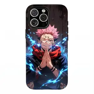 JJK Anime-Style Case for Samsung AND iPhone fit Galaxy S22 S23 S24 S25 S24ULTRA and iPhone 17 17AIR 17 PRO MAX 11 12 13 14 15 16 PLUS ZSHZ1-8, Cover, Stylish Protective Hard Case (Dual-Layer Design),Accessories