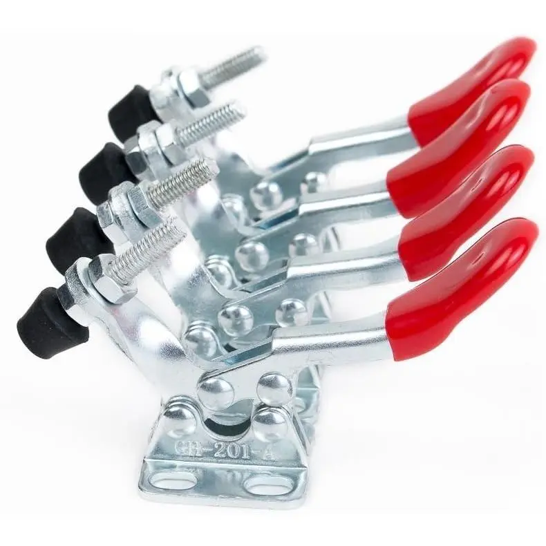 4PCS Hand Tool Toggle Clamp 201A Horizontal Quick Release Clamp
