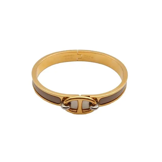 Pre-owned HERMES Roulis Bracelet AlloyP236068636