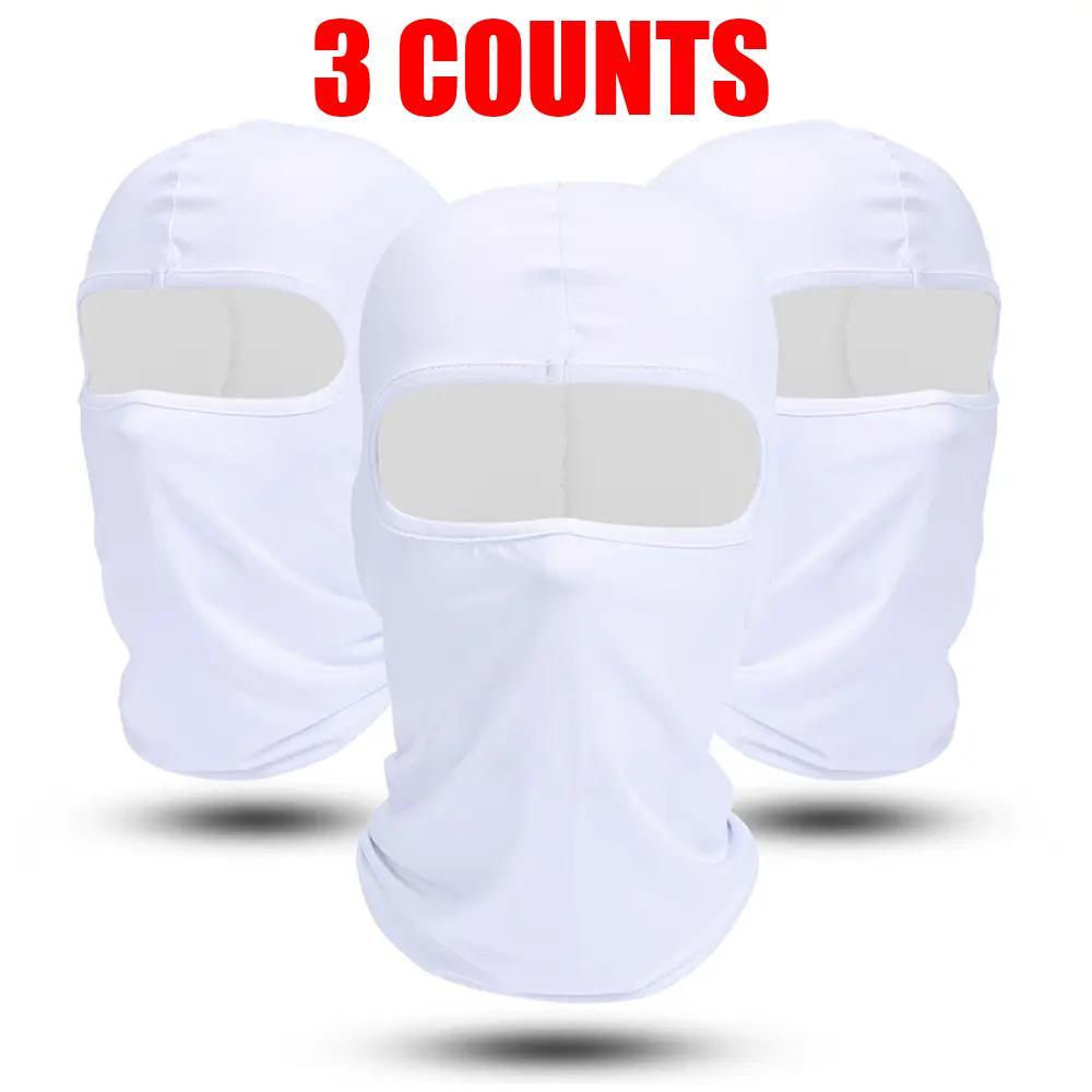 Balaclava Face Mask, 3 Counts/set Windproof Balaclava Cooling Breathable Full Face Mask for Cycling Motorcycle Hiking, Outdoor Sports Protective Gear Accessories for Men & Women