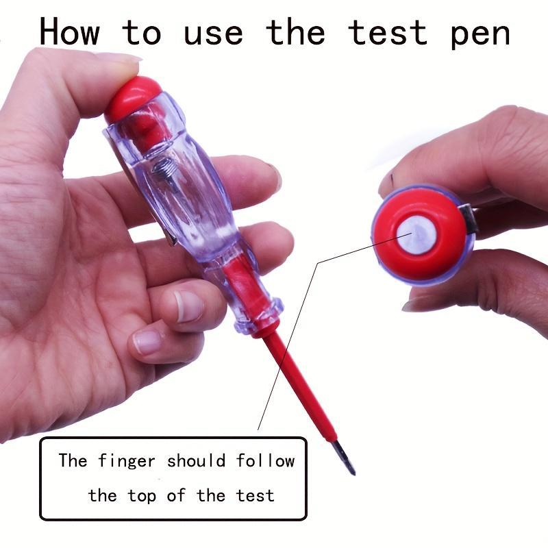 Household Insulation Screwdriver Set, 1 Set Cross Hexagon Electrical Service Tool Set with Test Pen, Multifunctional Insulation Screwdriver Set with Storage Bag