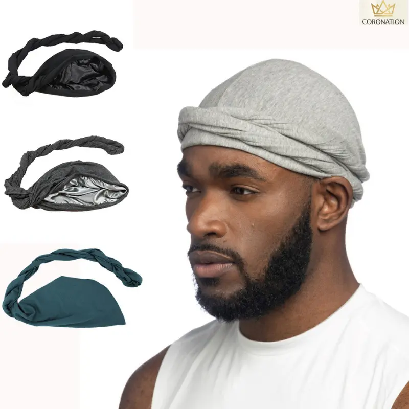 Unisex Microfiber-Cotton Vintage Ethnic Stretch Headwrap Hat - Boho Casual Cap, Lightweight Sports & Outdoor Accessory for Festivals, Everyday Use