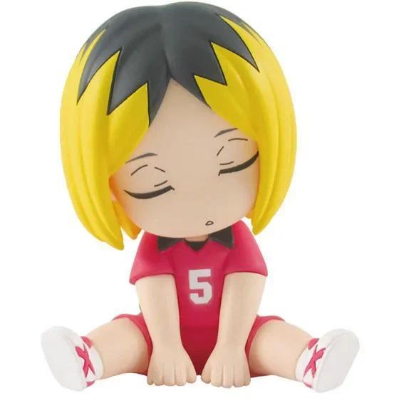 Haikyu Shoulder Lean Fig Blind Box Toy Kageyama Tobio Kozume Kenma Action Figures Model Toy Cute Doll Ornament Kids Gifts