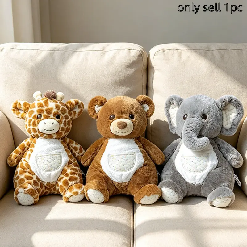 Cute Healing Animal Plush Dolls, Soft Sofa Cushion, Home Decor Ornament, Perfect Gift for Girlfriend, Christmas, Birthday, Festival