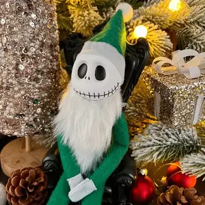 Halloween Christmas Elf Doll, Grinch Beard Elf Ornament, Boy Girl Gift, 1 Piece, Festive Decoration, Perfect Holiday Present