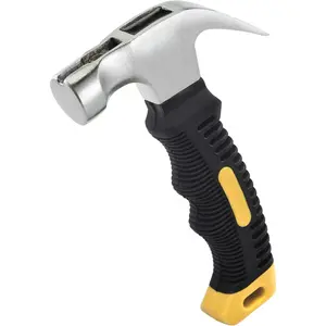 Small Mini Claw Hammer, Portable Stubby Tack Nail Hammer with Magnetic Design for Camping, Daily Use & DIY Projects