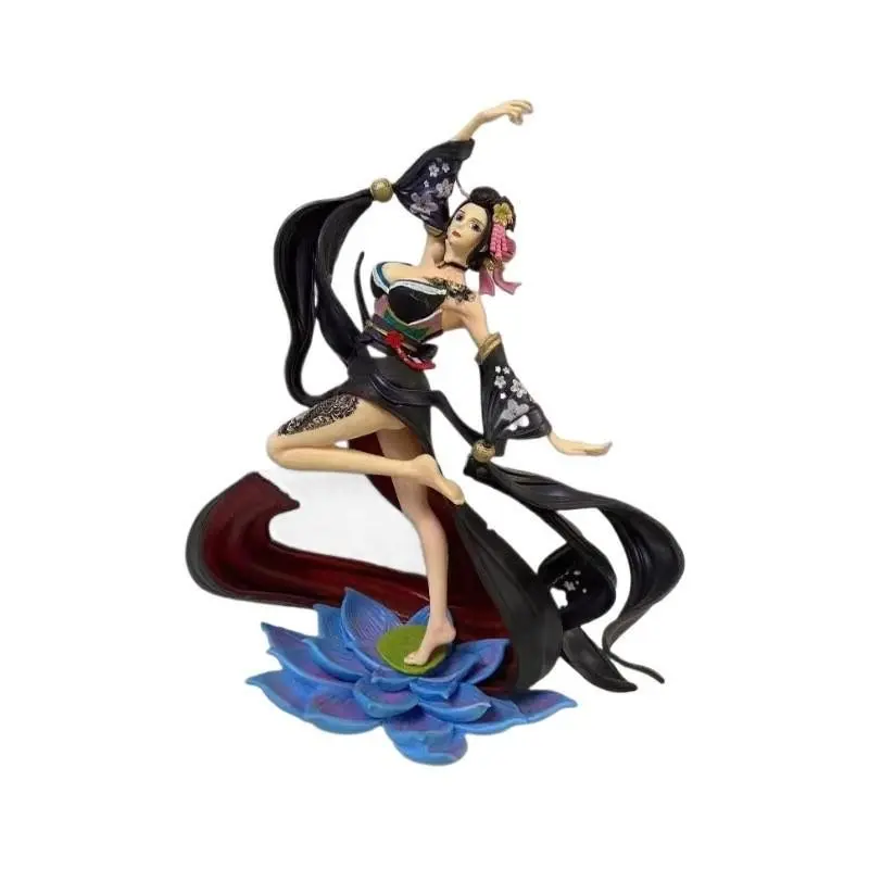 10.24 Inch One Piece Nico Robin Wano Dance Doll, Lotus Base Kimono Statue, Anime Collector Desktop Ornament Gift, Figurine Collection, Collectible Figurine