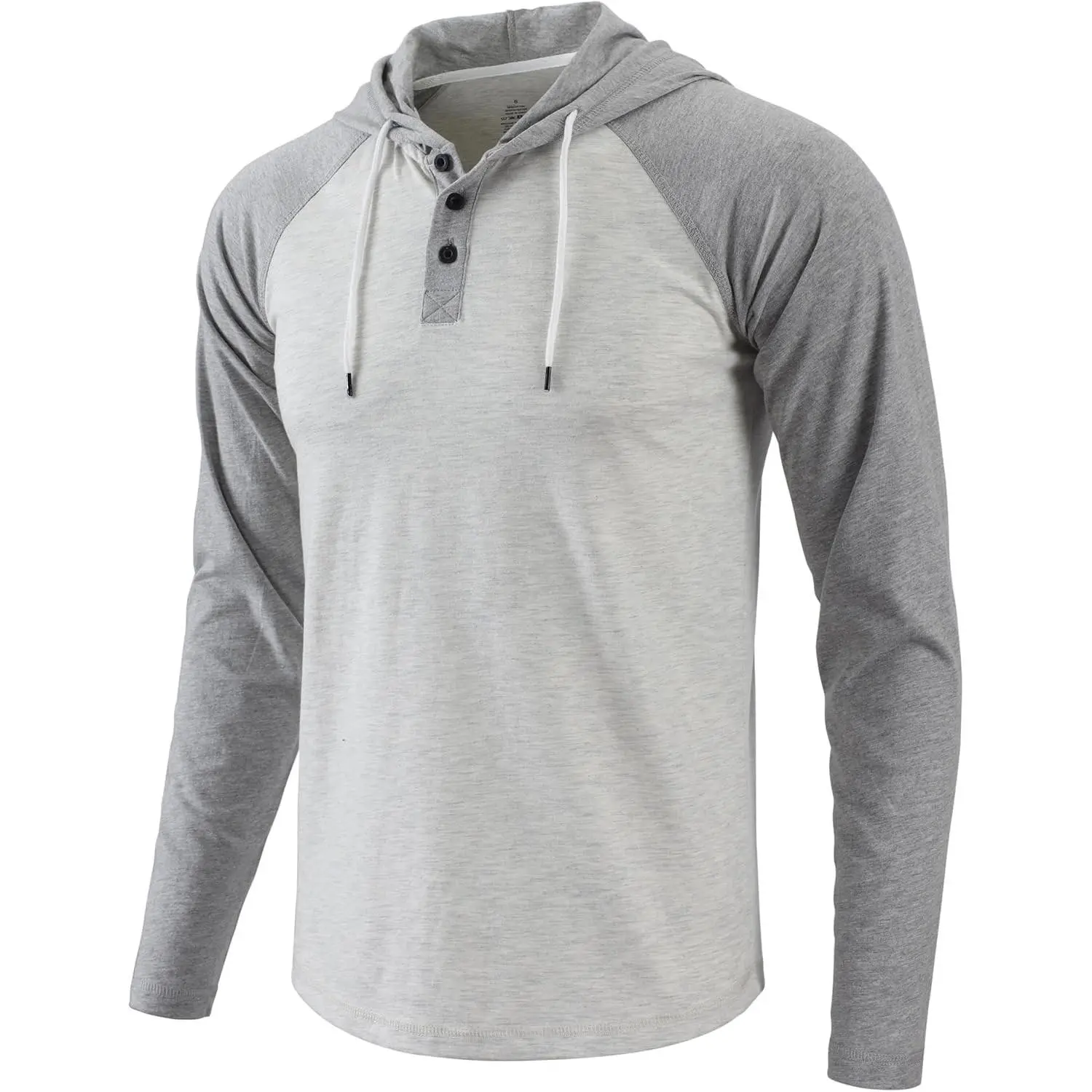 Men's Fashion Casual Athletic Workout Hoodie Lightweight Jersey Long Sleeve Sweatshirt with Drawstring(Gift)