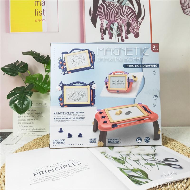 Cartoon Animal Drawing Magnetic Black White Doodle Writing Board Painting Table Educational Learning Children Toy