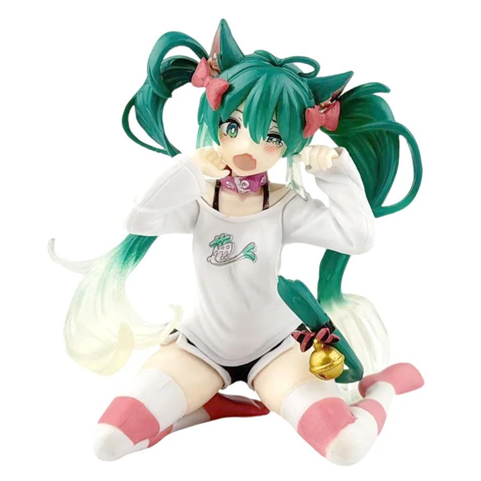 New In Stock Hatsune Miku In A World With Closed Windows Collectible Anime Action Kwaii Miku Figures Model Toys Christmas Gifts