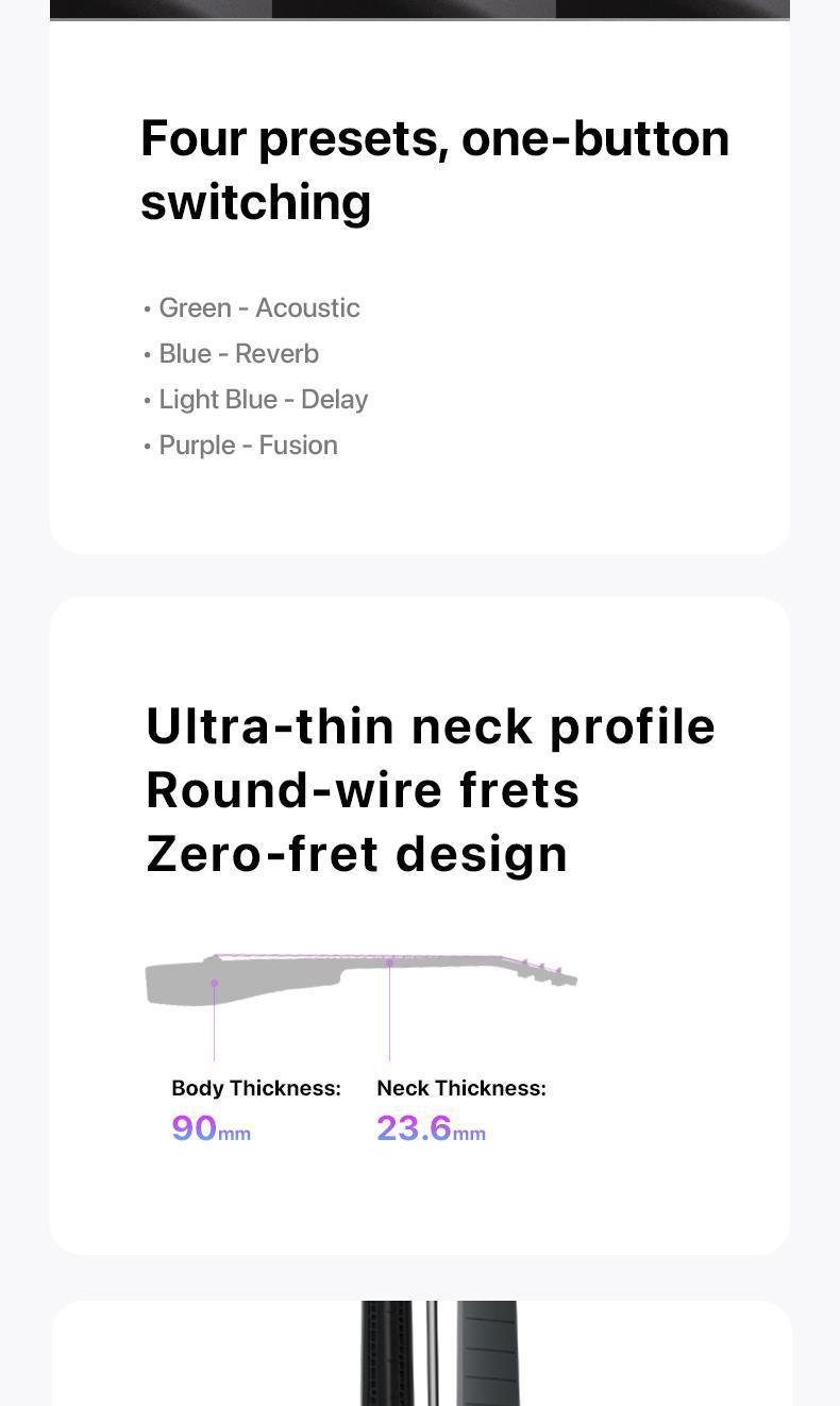 【Enya NOVA GO SP1 】 Carbon Fiber Travel Guitar 35" Acoustic Electric with Smart AcousticPlus Technology Built-in Effects USB Recording Bluetooth Speaker Beginner Bundle Gig Bag Accessories guitar for beginners