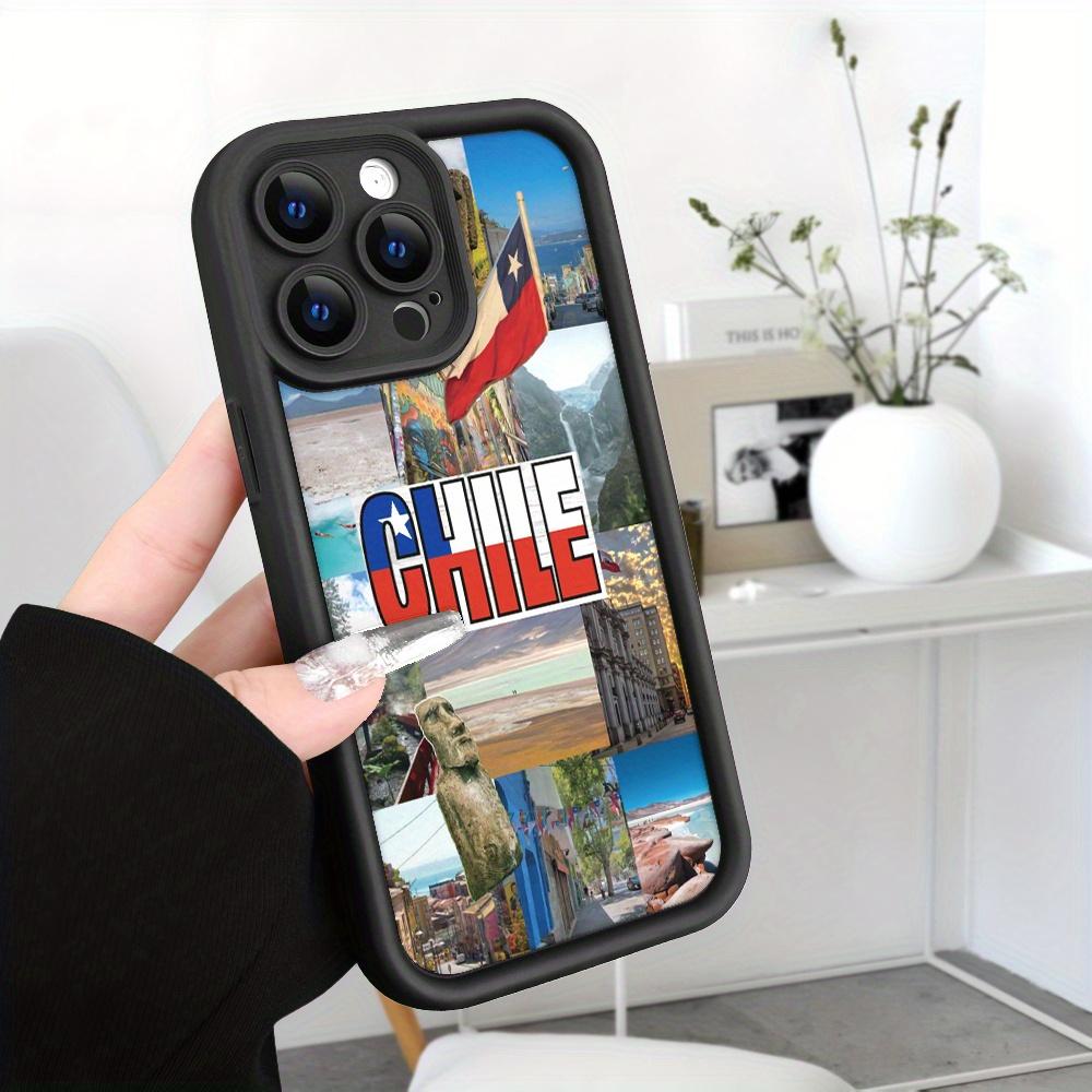 Chilean Flag - Cultural Landscape Collage Pattern - UV Printed Case Suitable for iPhone 17 E Air Pro ProMax iPhone16 15 14 Plus 13 12 Mini 11 X XS XR, Offers Shock Protection,Trendy Style,Making It The Ideal Choice for Phone Cases to Decorate Your Phone.
