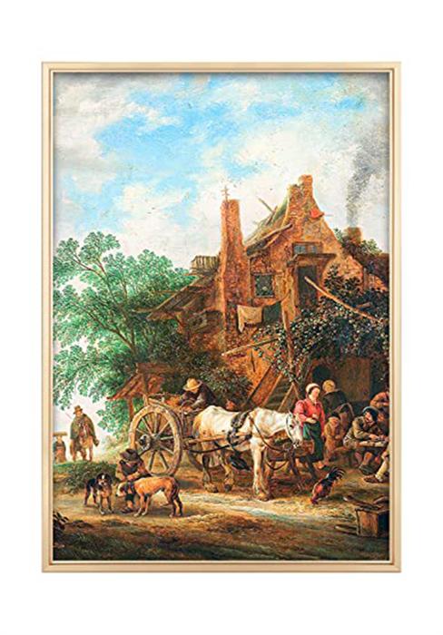 Rustic Oak 24x36 Frame Single Frame 24 x 36 Poster Frame for Artwork Puzzles Photos Movie Posters Picture Frames