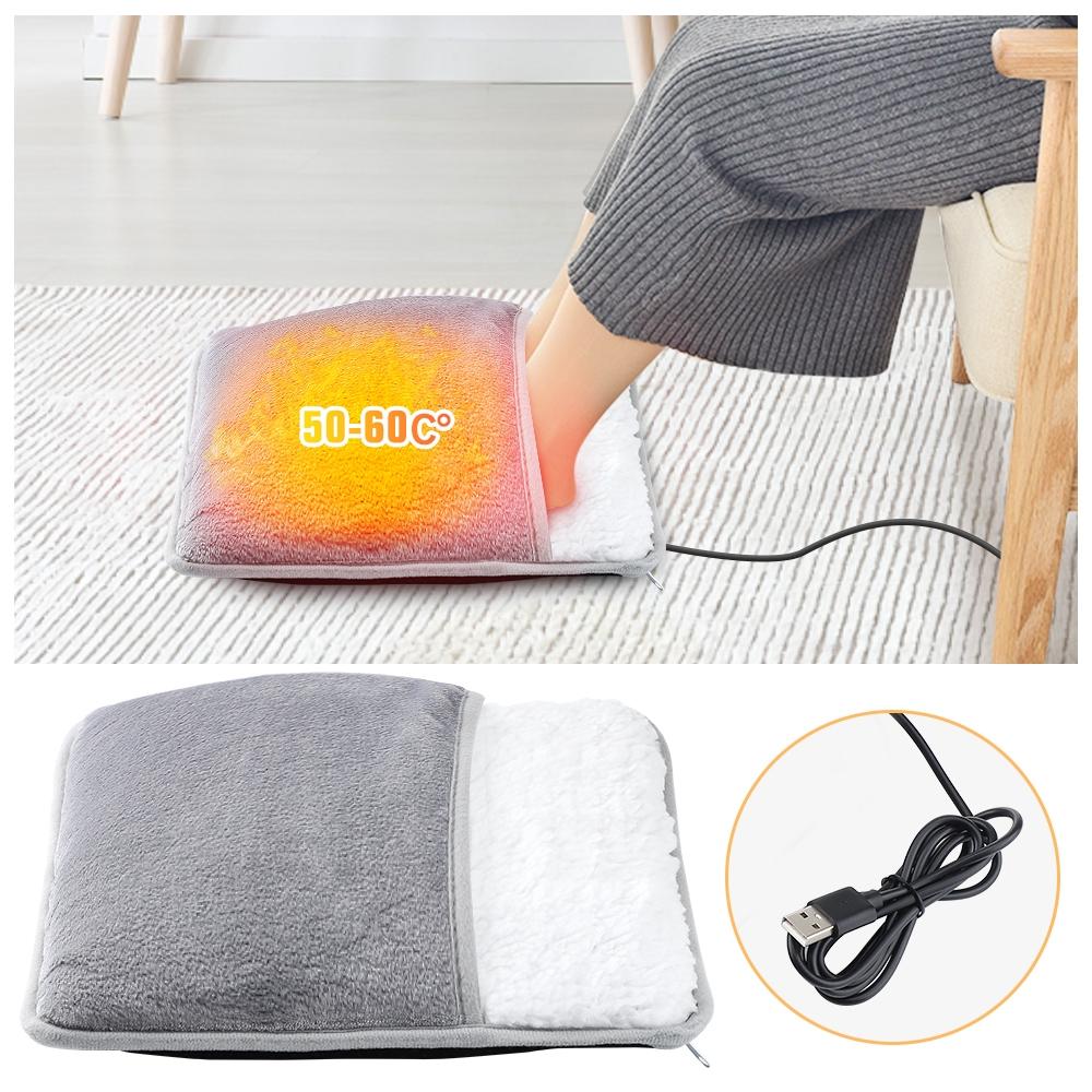 Electric Foot Warmer Heated Pad, Heater Machine, Washable Flannel Heating Mat, Comfortable Home Relaxation & Warmth Partner, Ideal for Cold Weather