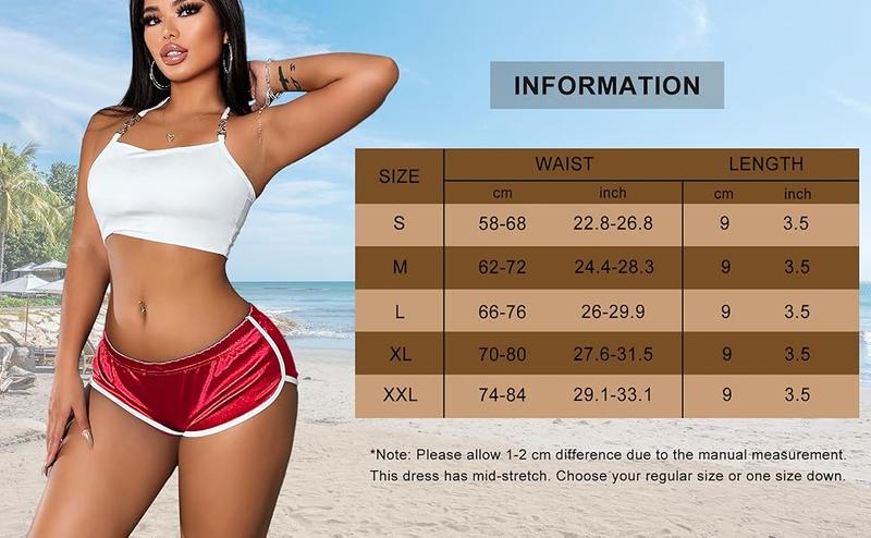 Hot Pants Shorts Booty Shorts Sports High Cut Yoga Gym Running Slimming Fitness Activewear Butt Lifting Rave Bottoms