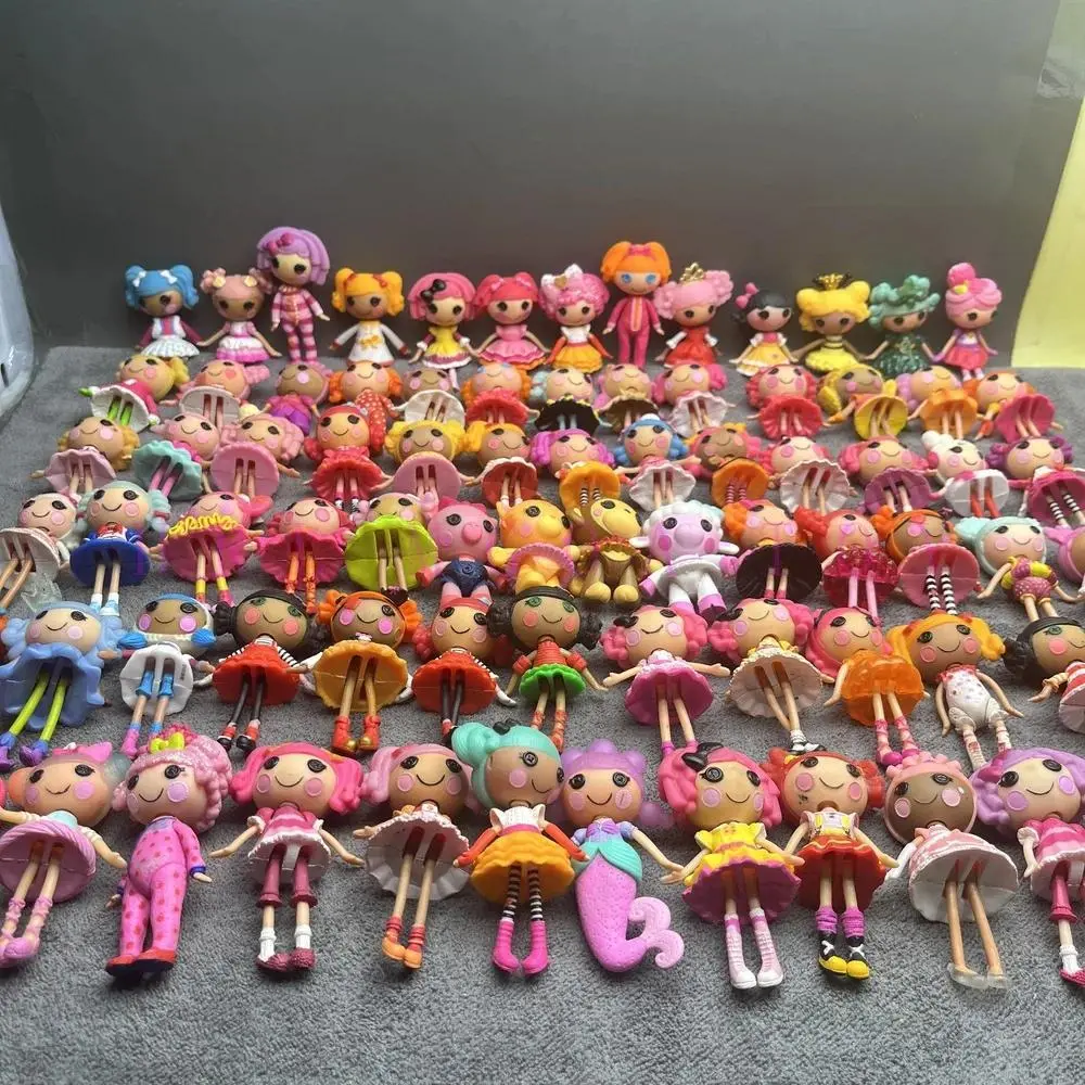 Original Lalaloopsy 8-10cm Little Sister and Pet Dolls PVC Holiday Gift Collection Pvc Toys