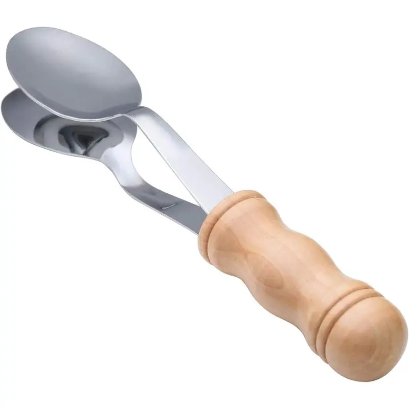 Outdoor activitiesMusical Spoons Percussion Instrument with Wooden Handle, 8 Inch