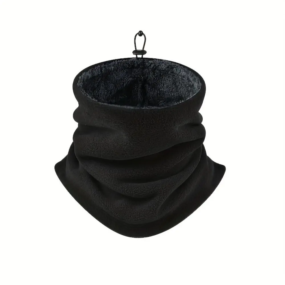 2-piece men's warm scarf - heavy-duty windproof and warm face mask, soft fleece lining, breathable polyester knit, suitable for winter cycling, outdoor activities, skiing, motorcycle driving - multifunctional Barakal hat (hand wash only)