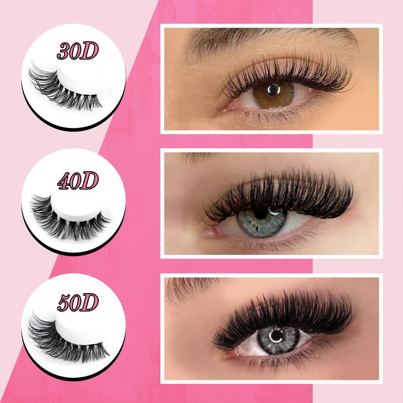 DIY Eyelash Extension Kit - 680pcs D Curl Cluster Lashes With Applicator Tool Bonding & Seal, Tweezers, Remover, Lash Brush And Mixed Length Clusters (10-16mm) - Hypoallergenic, At-Home Professional Lashes, Travel & Home Set (30D/40D/50D Mix)