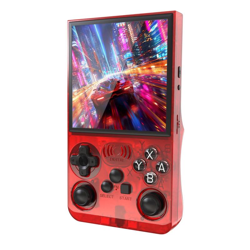 GAMINJA Upgraded ANS13 Open-source Handheld Game Console Linux System 4-inch IPS High-definition Screen Gaming Handheld Portable Retro and Handheld Device Comes with Over 15,000 Games and 20+ Emulators